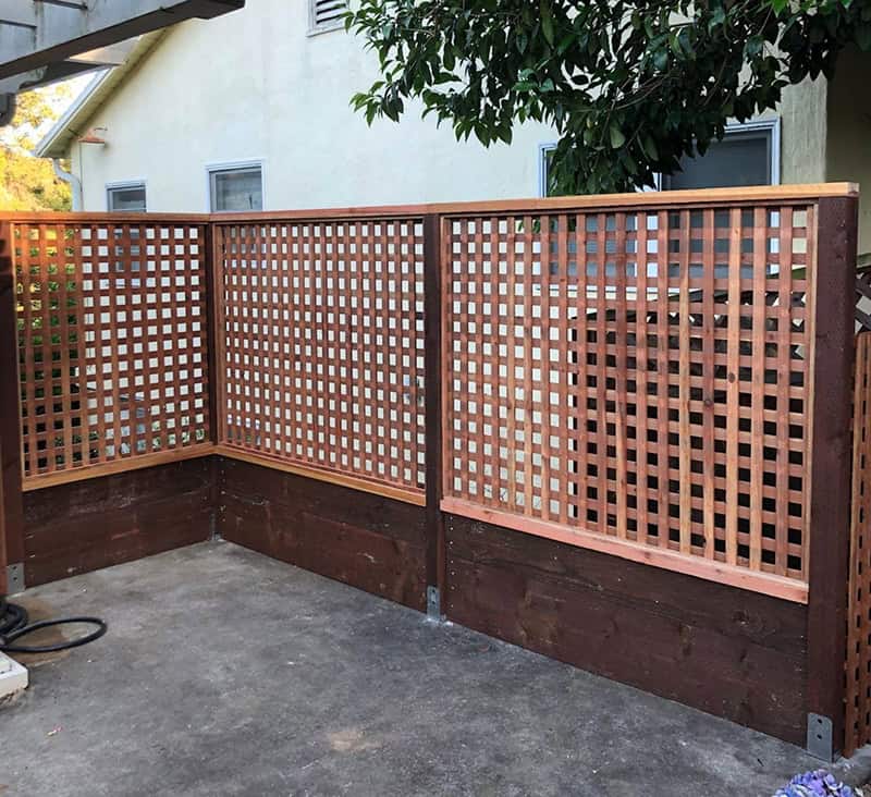square lattice 03 fencing contractor in lafayette