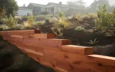 What East Bay Homeowners Should Know About Wood Retaining Walls